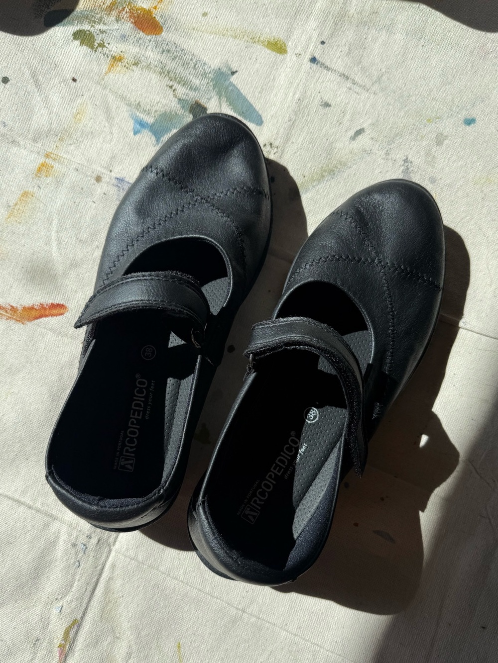 Arcopedico Black Mary Jane Shoes